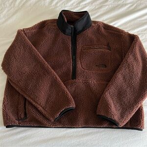 The North Face Sherpa Fleece Half-Zip Jacket SZ XXL